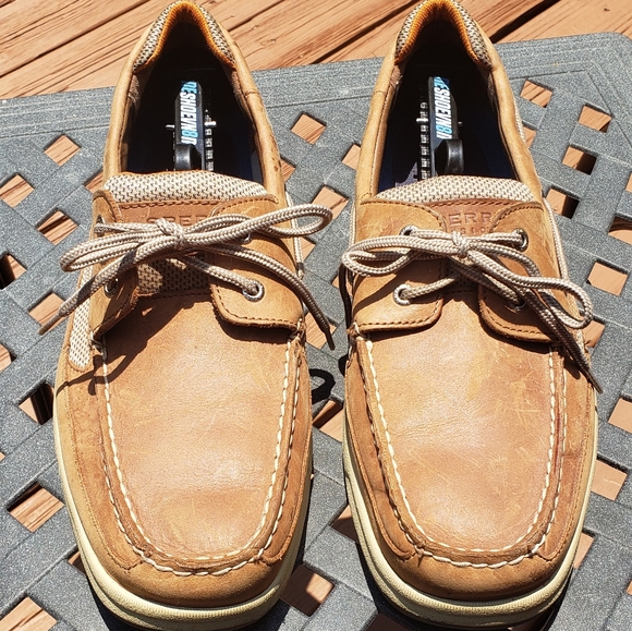 Used men size 13 Sperry Boat Shoes - Picture 1 of 6